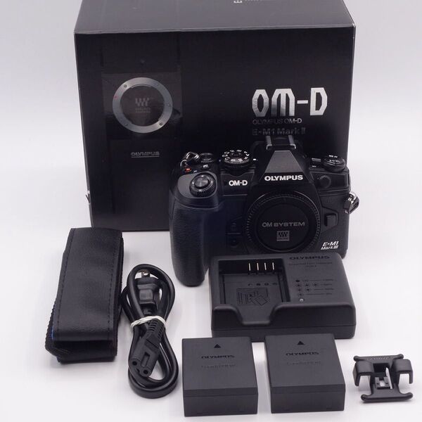 《美品》OLYMPUS OM-D E-M1 MarkⅢ ミラーレス一眼 ブラック