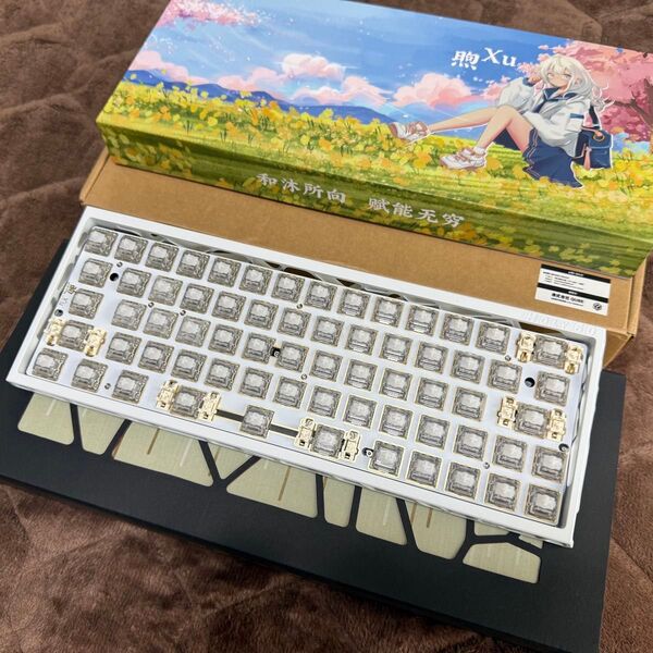 HEMU HM Xu Grain rain PCBキット, KBDfans Holy60, スイッチセット