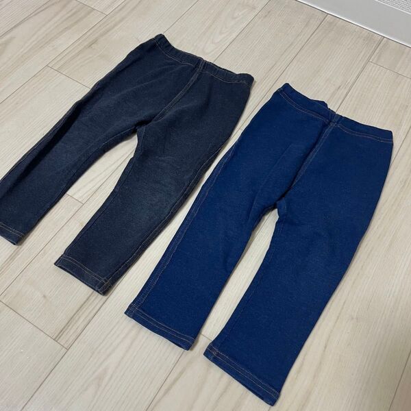 UNIQLO 無印 レギンス 90cm 2本セット