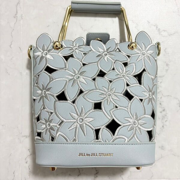 JILL by JILL STUART ジルバイジルスチュアート Bloomポシェット ブルー ショルダーバッグ 2WAY