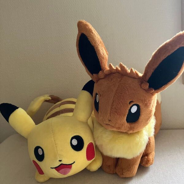 ポケモン ピカチュウ イーブイ ぬいぐるみ 2個セット