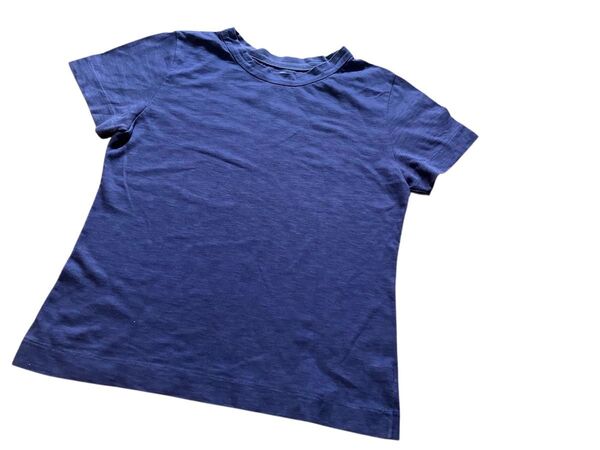 45rpm 45R Tシャツ インディゴ サイズ2 刺繍