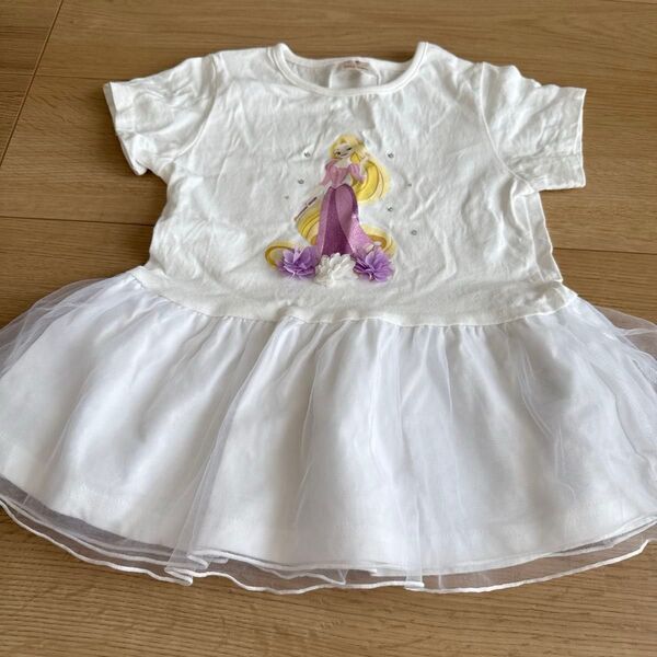 petitmain プティマイン ディズニー ディズニープリンセス チュニック 半袖 半袖tシャツ