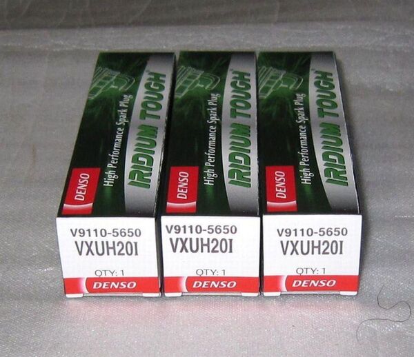 5650 DENSO IRIDIUM TOUGH デンソー イリジウム タフ プラグ VXUH20I 3本 未使用新品