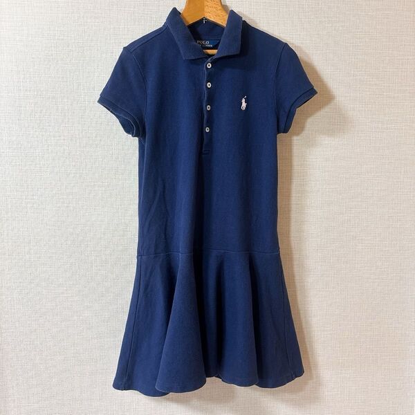 ワンピース ポロラルフローレン POLO RALPH LAUREN 半袖 キッズ ポロ ラルフローレン M 8-10