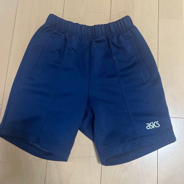 asics ハーフパンツ ネイビー 150