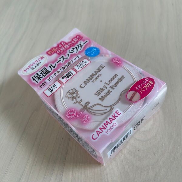 CANMAKE シルキールースモイストパウダー P01 ピンク系