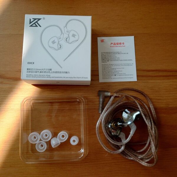 KZ EDCX 中華イヤホン 有線イヤホン 3.5mm