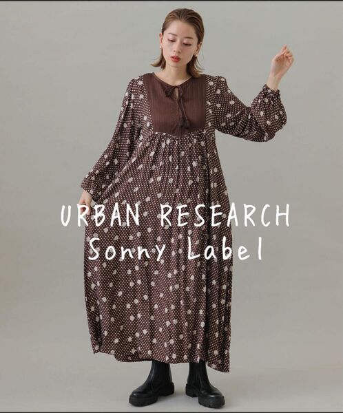 URBAN RESEARCH Sonny LabelフラワーMIXワンピース