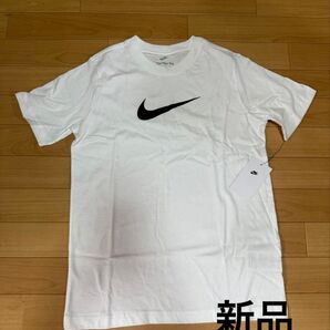 新品タグ付 NIKE ナイキ 半袖 Tシャツ キッズXL 160-170 ロゴ 白 ホワイト