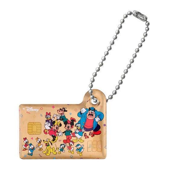 ディズニー★JCBカード ミニチュアメタルチャーム レトロミッキー&フレンズ(ゴールド) ガシャポン