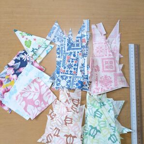 ハギレまとめ売り ハワイアン ホヌ ハイビスカスなど