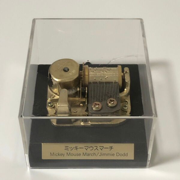 SANKYO オルゴール ミッキーマウス PAT.768295 レトロ 昭和 ディズニーランド インテリア
