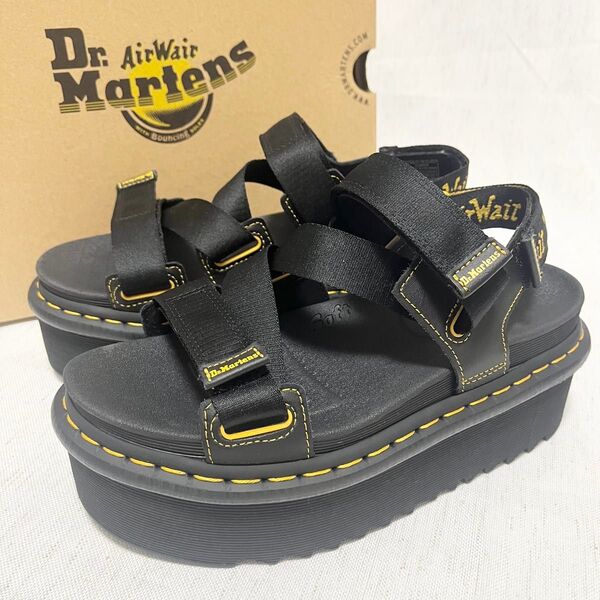 【未使用】Dr.Martens ドクターマーチン 厚底 サンダル キンバー 黒