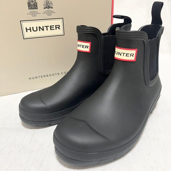 【未使用】HUNTER ハンター レインブーツ サイドゴア オリジナルチェルシー