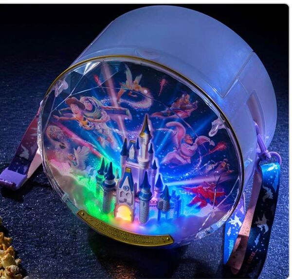 東京ディズニーリゾート シンデレラ城 置物 ライトアップ TDR リーチフォースターズ ポップコーンバケット