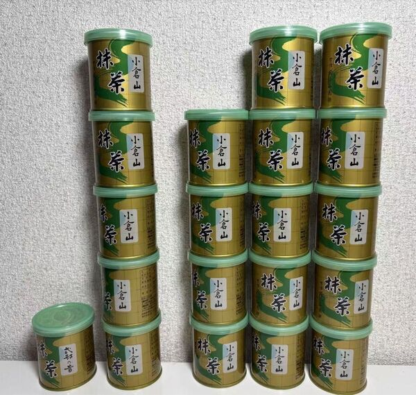 宇治抹茶 山政小山園 小倉山 抹茶 30g*19 式部の昔30g*1