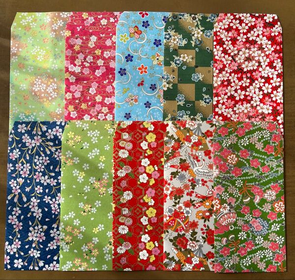 ポチ袋/封筒(大)【和柄】友禅和紙 ハンドメイド