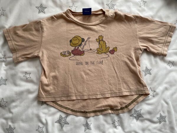 Disney ベビー服 ミッキー プルート Tシャツ 80㎝