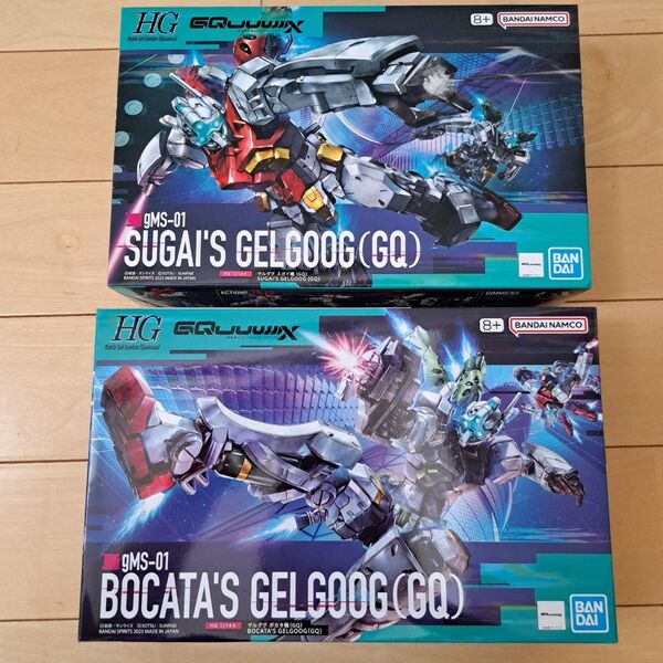 HG 1/144 機動戦士Gundam GQuuuuuuX ゲルググ スガイ機(GQ) & ゲルググ ボカタ機(GQ)