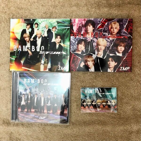 IMP. BAM-BOO ミチシルベ 初回A・B・通常盤 3形態 ステッカー Blu-ray