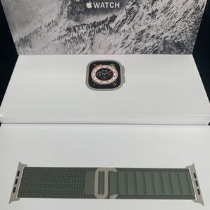 Apple Watch Ultra グリーンアルパインループ M 最大容量98%