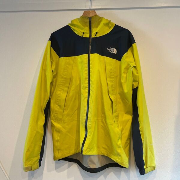 THE NORTH FACE クライムライトジャケット イエロー/ネイビー XL おまけで洗剤同梱します