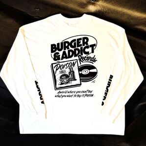 【抽選販売品】【激レア】BURGER&ADDICT Records L/S Tee
