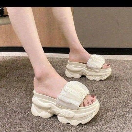 23cm 超厚底 サンダル 厚底サンダル 美脚 ビーチサンダル おしゃれ