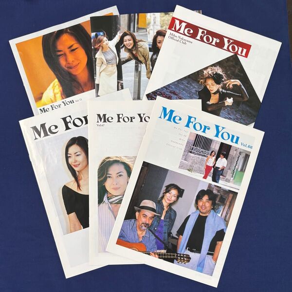 ◆美品◆中山美穂 FC会報vol.66〜71 6冊セット