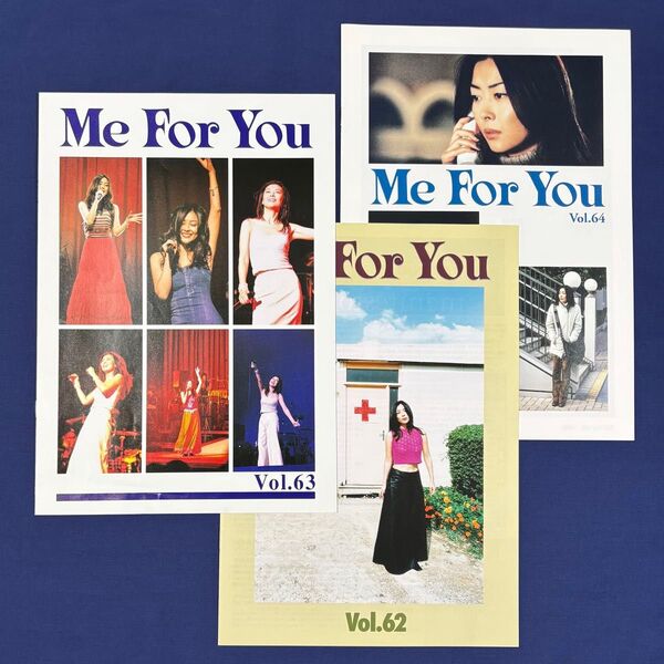 ◆美品◆中山美穂FC会報vol.62〜64 3冊セット みぽりん