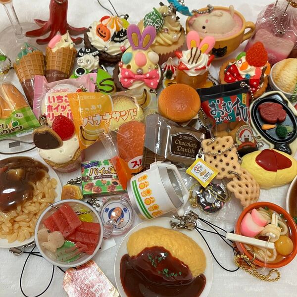 食品サンプル ミニチュア ガチャ スイーツ スクイーズ お菓子 まとめ売り