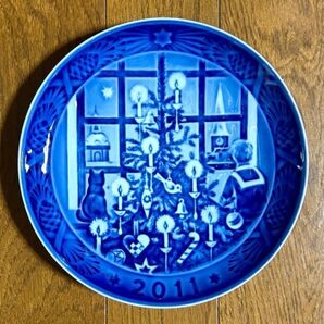 ロイヤルコペンハーゲン 2011年 イヤープレート 飾り皿 クリスマスプレート 北欧 ROYAL COPENHAGEN デンマーク