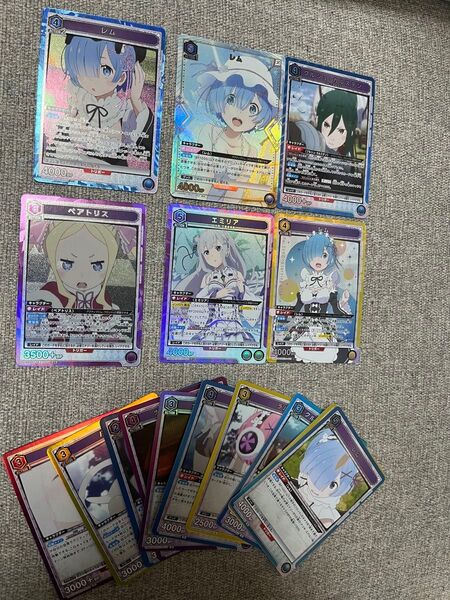 ユニオンアリーナ Re:ゼロから始まる異世界生活 レム R☆ 星1 パラレル UA40BT/REZ-1-051 SR 5枚 R