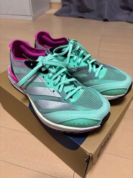 アディダス ランニングシューズ レディース アディゼロ ジャパン 7 Adizero Japan 7 サイズ23 ミント