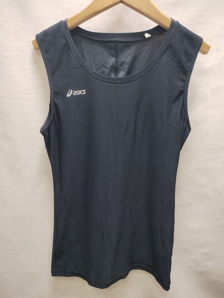 全国送料無料 アシックス asics レディース コンプレッションストレッチ素材 ノースリーブスポーツタンクトップ Mサイズ