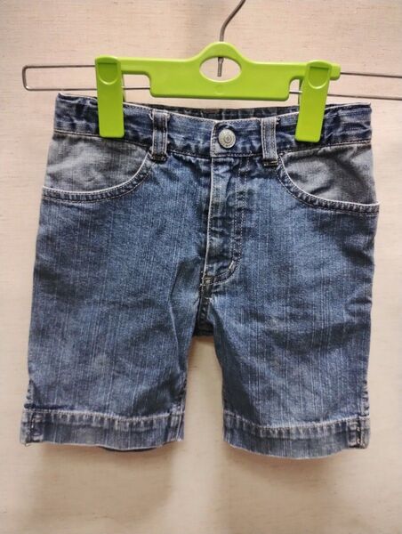 全国送料無料 コムサイズム COMME CA ISM 子供服 ベビーキッズ 男&女の子 デニムジーンズショートパンツ 90