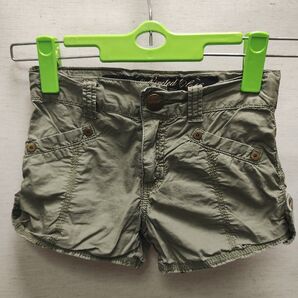 全国送料無料 レア リーバイス Levis 子供服 キッズベビー女の子 ウエストアジャスター付き ホットパンツ 100