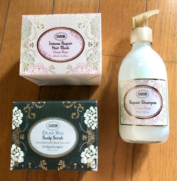 SABON ヘアケアセット グリーンローズ他 3点セット 未使用