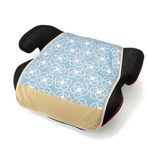 ジュニアシートカバー カメリアサックスブルー×ベージュデニム