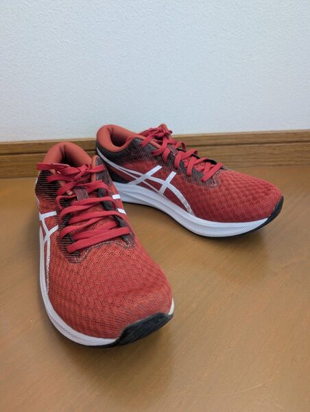 asics アシックス HYPERSPEED3 ハイパースピード3 2E 26.0cm レッド×ホワイト