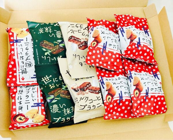 オールハーツ・カンパニー 世にもおいしいブラウニー《桔梗信玄餅・濃い抹茶・ミルクコーヒー》・マドレーヌ 10個 焼菓子詰め合わせ