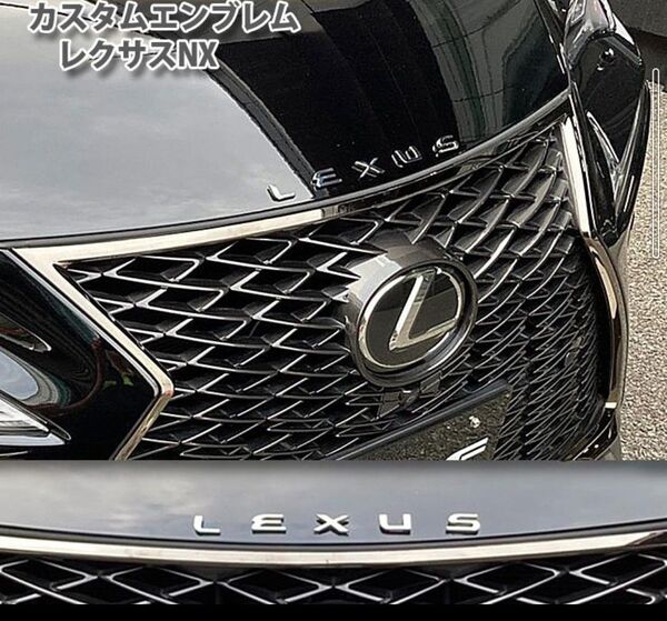 レクサス カスタム ロゴ バラ文字 エンブレム 立体 クロムメッキ