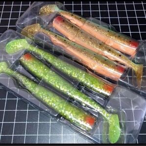 即売 送料無料 配達記録付発送 未使用 新品 ブルーブルー ジョルティ ワーム 6本セット (ランガンバレット、ポイズンU)