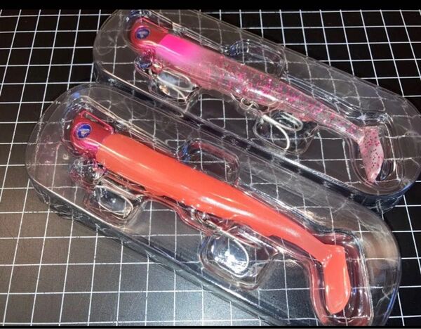 即売 送料無料 配達記録付発送 未使用 新品 ブルーブルー ジョルティ 22g 2本セット (フルフルピーチ、ピンクグロークリア)