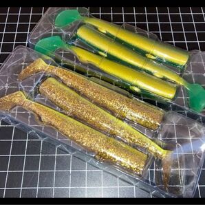 即売 送料無料 配達記録付発送 未使用新品 ブルーブルー ジョルティ ワーム 6本セット(グリーンゴールド、クリアチャートゴールド