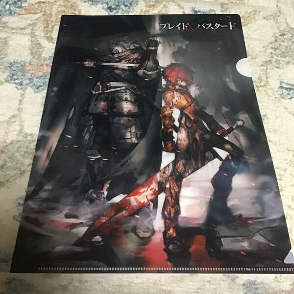 FB2/未使用/蝸牛くも so-bin/SS付A4クリアファイル/ブレイド&バスタード/メロンブックス景品交換