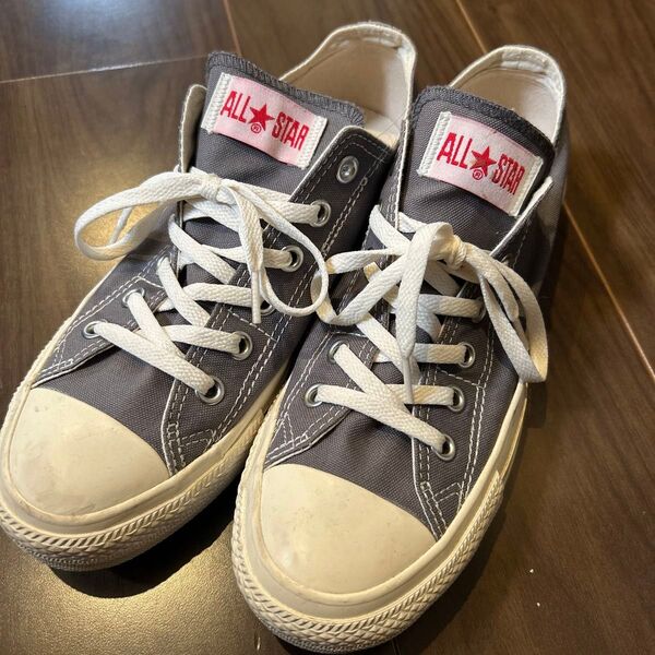 CONVERSE ALL STAR グレー ローカットスニーカー