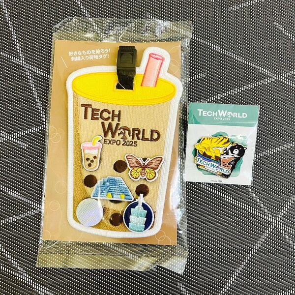 tech world 大阪関西万博 ピンバッチ タグ TECHworldパビリオン