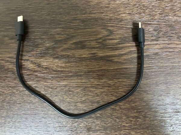 USB Type-Cケーブル ブラック 0.3m 100W